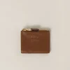 Oak Small Nappa Leather Wallet | Miu Miu