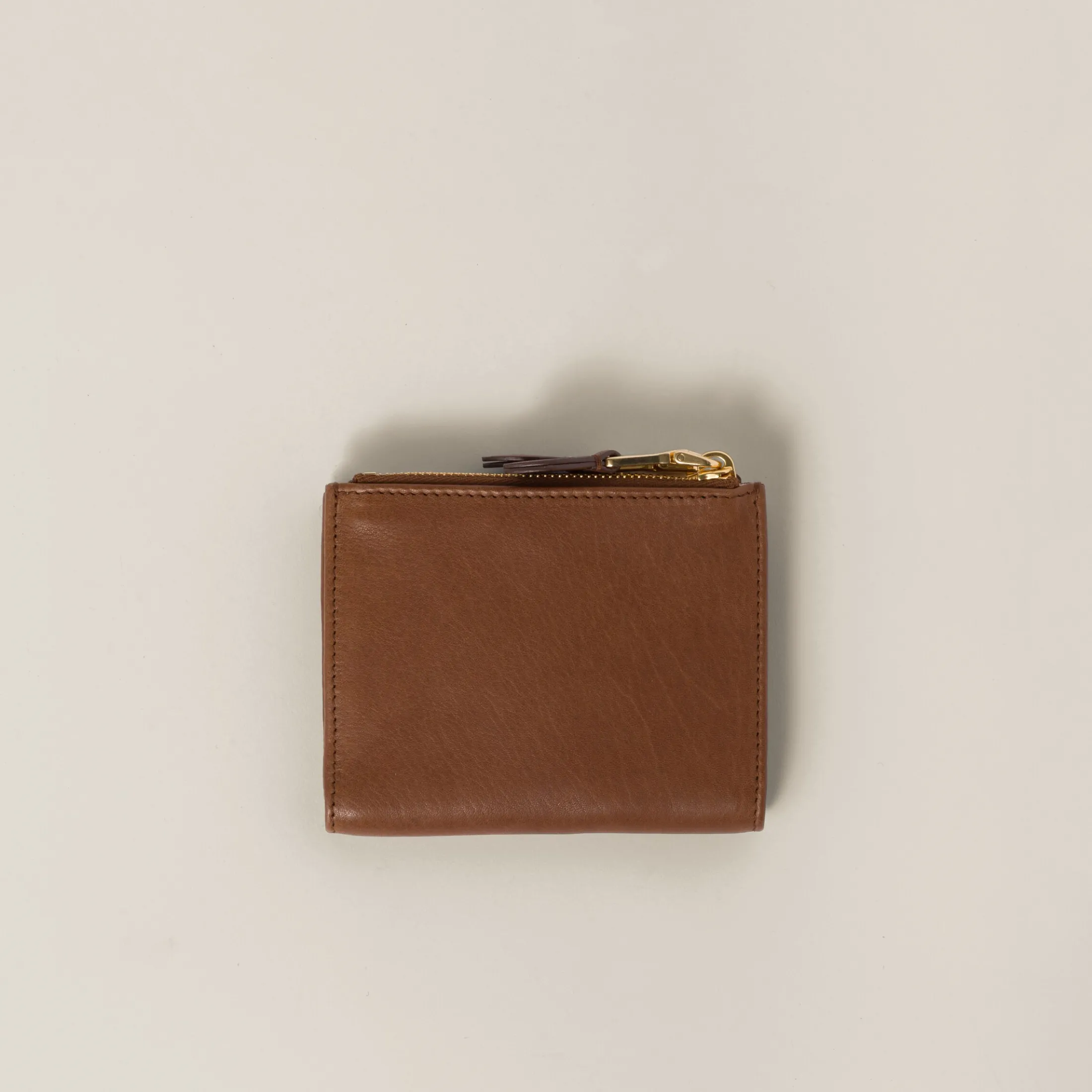 Oak Small Nappa Leather Wallet | Miu Miu