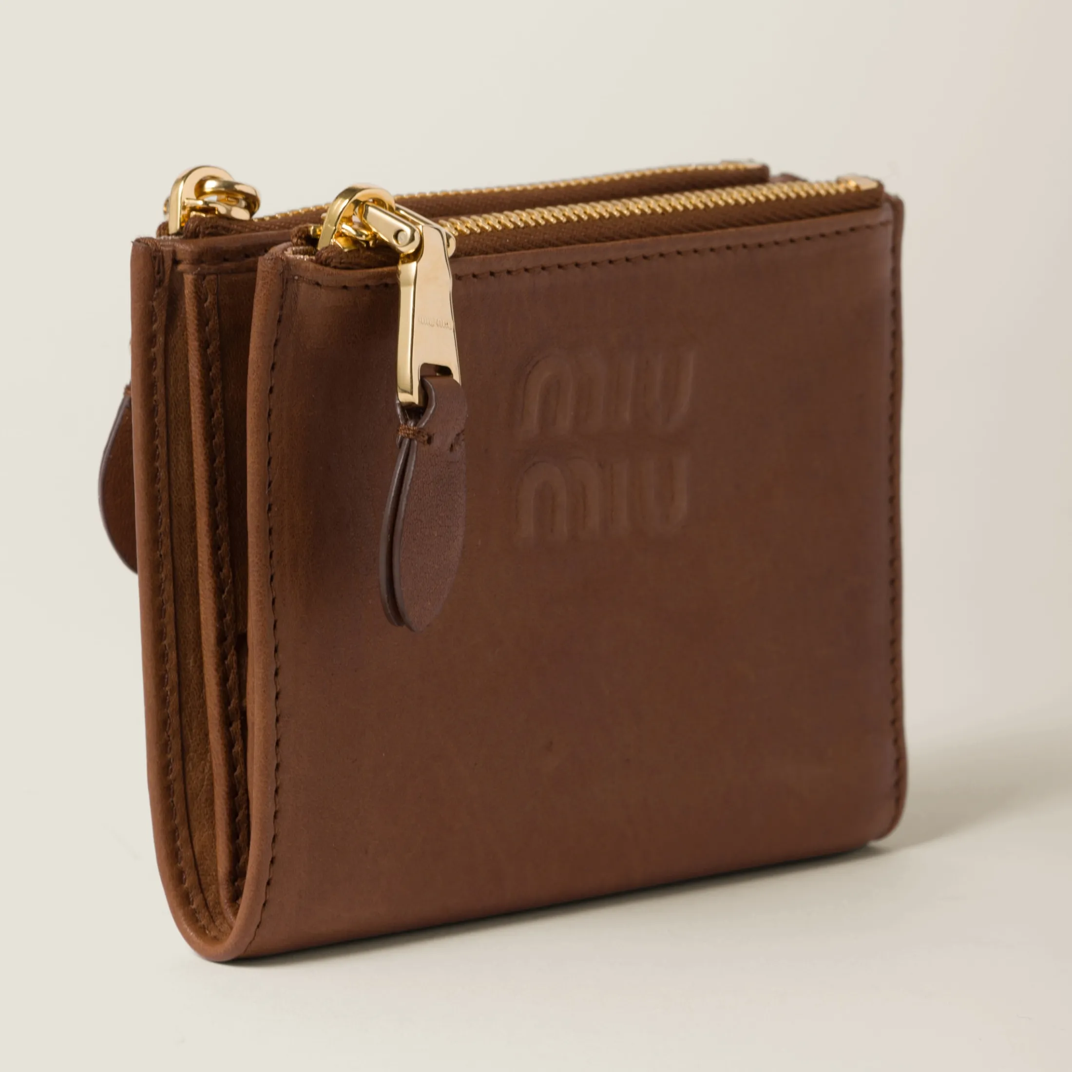 Oak Small Nappa Leather Wallet | Miu Miu