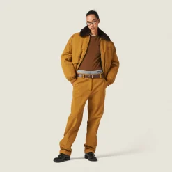 Ochre Gabardine Pants | Miu Miu