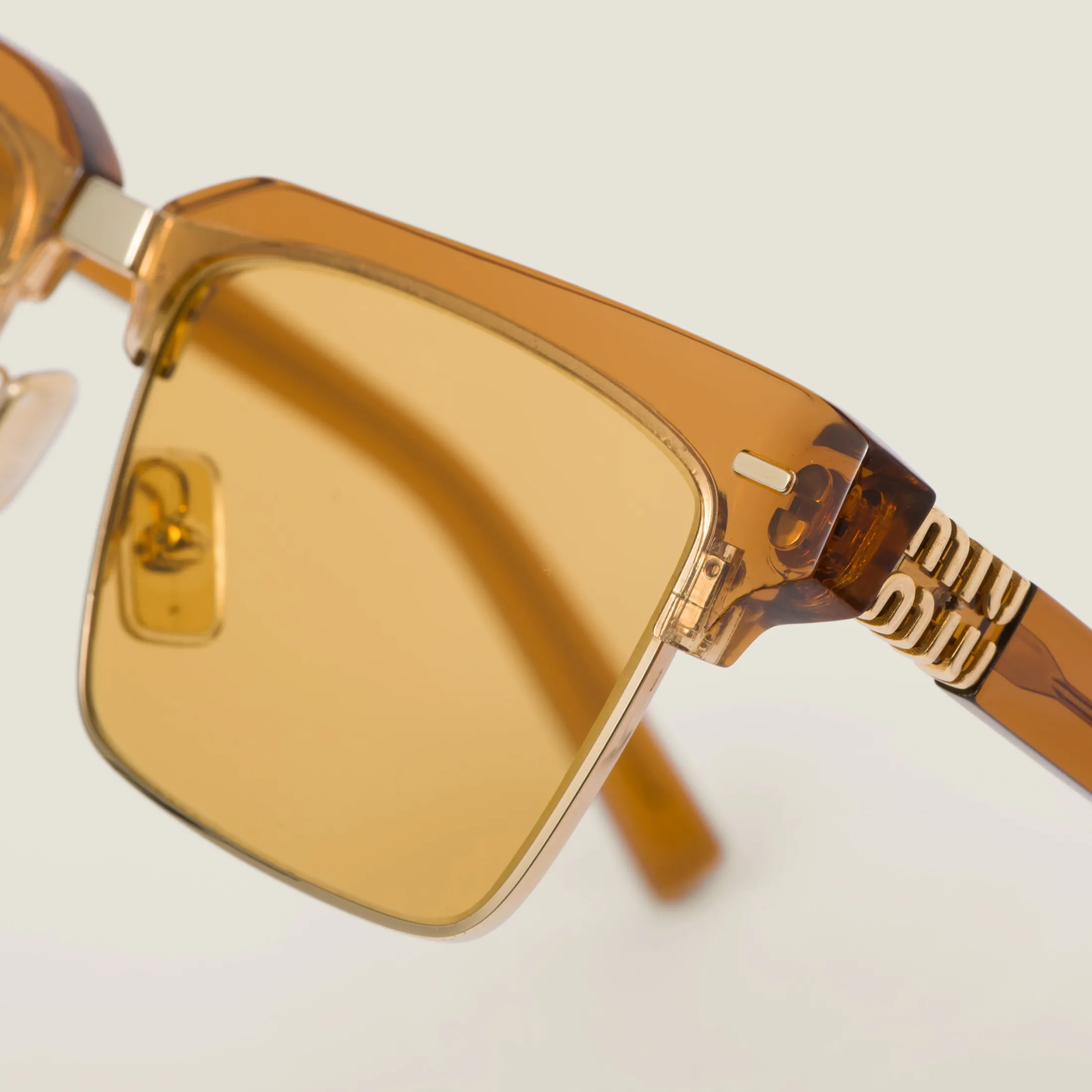 Ochre Lenses Miu Miu Runway Sunglasses | Miu Miu