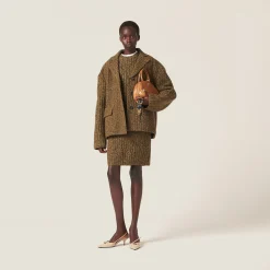 Olive Green Wool And Cashmere Sweater | Miu Miu