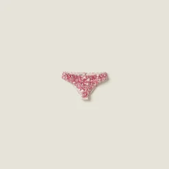 Opal Embroidered Silk And Wool Panties | Miu Miu