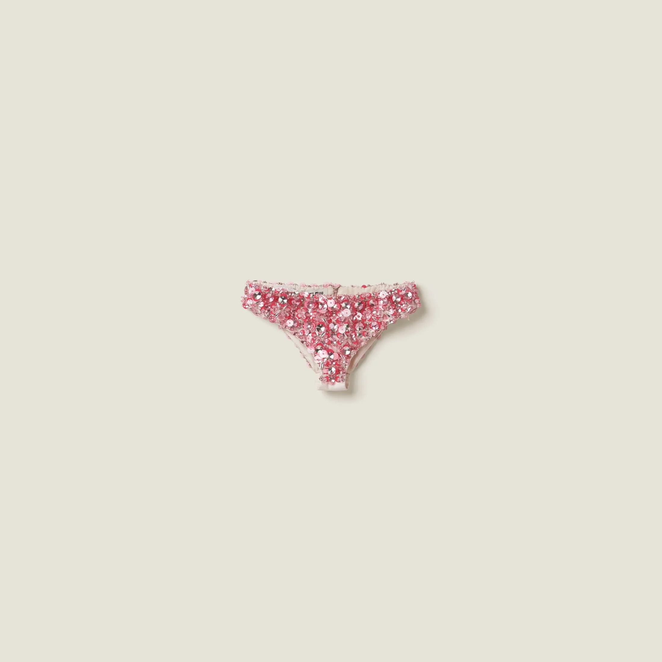 Opal Embroidered Silk And Wool Panties | Miu Miu