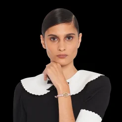 Opal Madras Leather Bracelet | Miu Miu