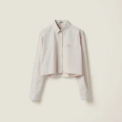 Opal Poplin Shirt | Miu Miu
