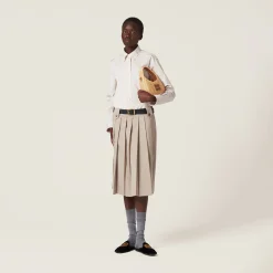 Opal Poplin Shirt | Miu Miu