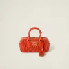 Orange Arcadie Matelassé Nappa Leather Bag | Miu Miu