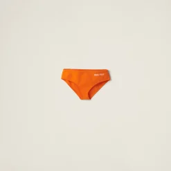 Orange Nylon Swimsuit | Miu Miu