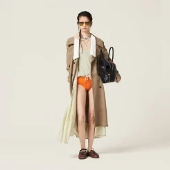 Orange Nylon Swimsuit | Miu Miu