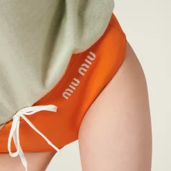Orange Nylon Swimsuit | Miu Miu