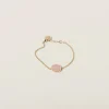 Orchid Pink Enameled Metal Bracelet | Miu Miu