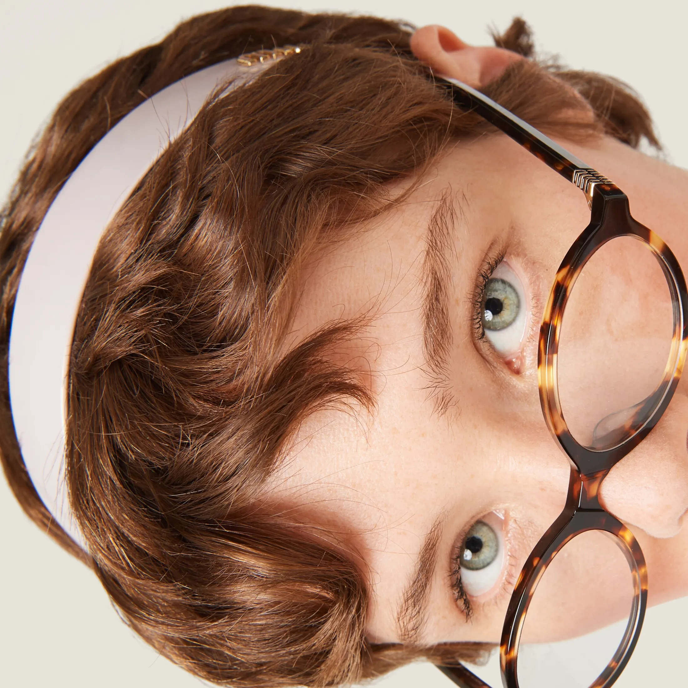 Orchid Pink Plexiglas Headband | Miu Miu