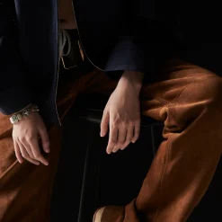 Peridot Metal Bracelet With Crystals | Miu Miu
