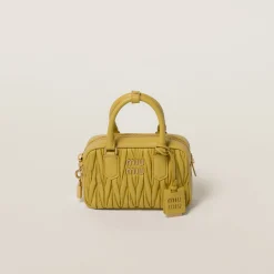 Pineapple Arcadie Matelassé Nappa Leather Bag | Miu Miu