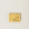 Pineapple Matelassé Nappa Leather Card Holder | Miu Miu