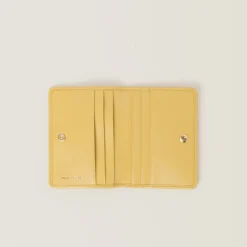 Pineapple Matelassé Nappa Leather Card Holder | Miu Miu