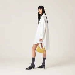 Pineapple Matelassé Nappa Leather Shoulder Bag | Miu Miu