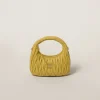 Pineapple Wander Matelassé Nappa Leather Hobo Bag | Miu Miu