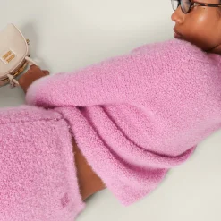Pink Cashmere And Silk Skirt | Miu Miu