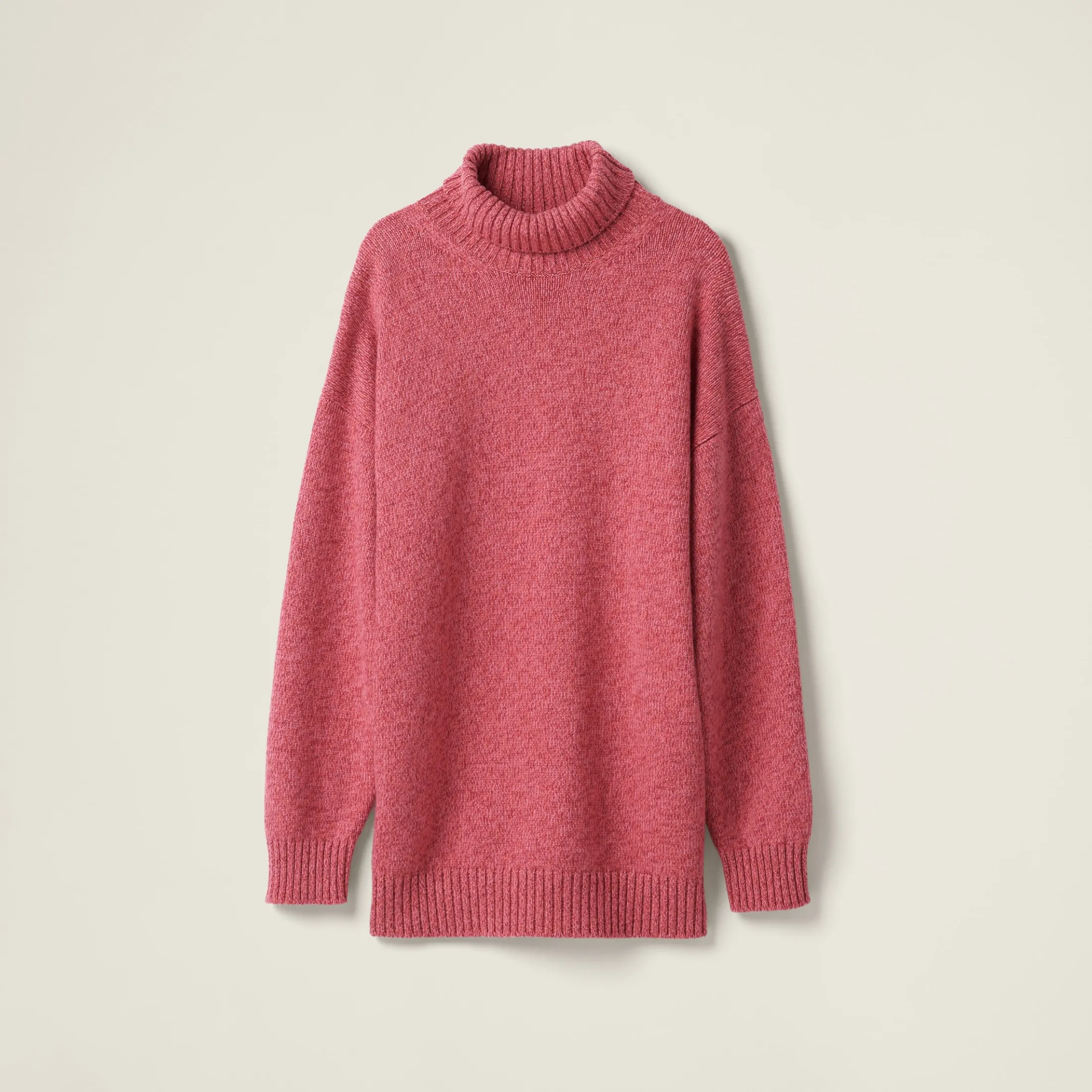 Pink Cashmere Wool Turtleneck Dress | Miu Miu
