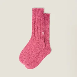 Pink Wool And Cashmere Socks | Miu Miu