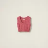 Pink Wool And Cashmere Top | Miu Miu