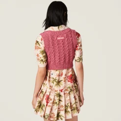 Pink Wool And Cashmere Top | Miu Miu