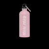 Pink/white Stainless Steel Water Bottle, 500 Ml | Miu Miu