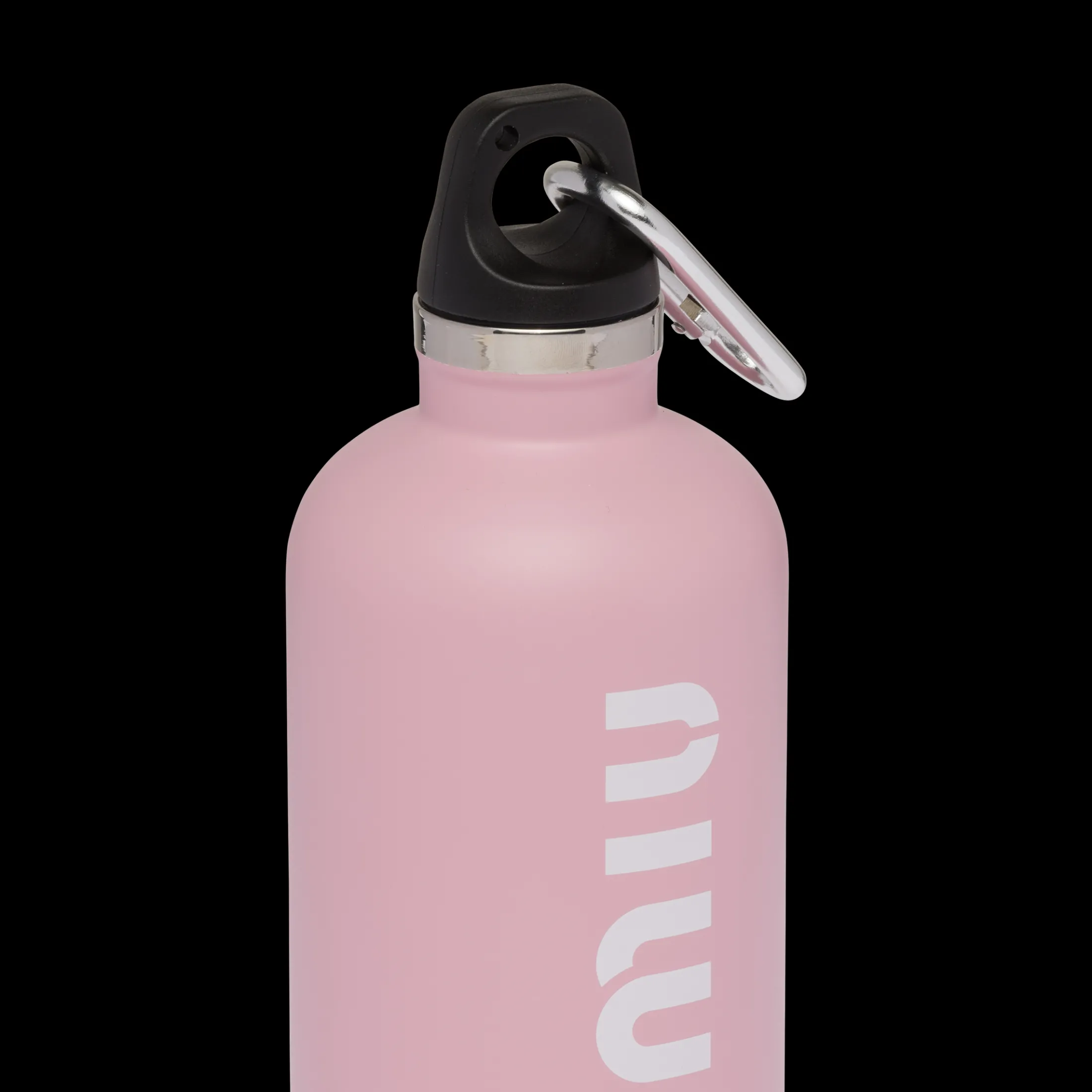 Pink/white Stainless Steel Water Bottle, 500 Ml | Miu Miu