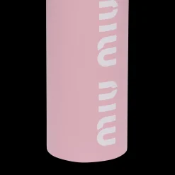 Pink/white Stainless Steel Water Bottle, 500 Ml | Miu Miu