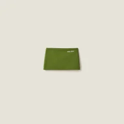 Pistachio Green Nylon Miniskirt | Miu Miu