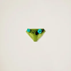 Pistachio Green Nylon Panties | Miu Miu