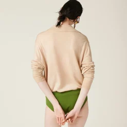 Pistachio Green Nylon Swimsuit | Miu Miu