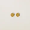 Pomegranate Yellow Enameled Metal Earrings | Miu Miu