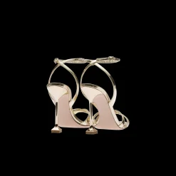 Pyrite Metallic Leather Sandals | Miu Miu