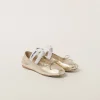 Pyrite Mordoré Nappa Leather Ballerinas | Miu Miu