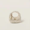 Pyrite Wander Matelassé Nappa Leather Hobo Mini-bag | Miu Miu