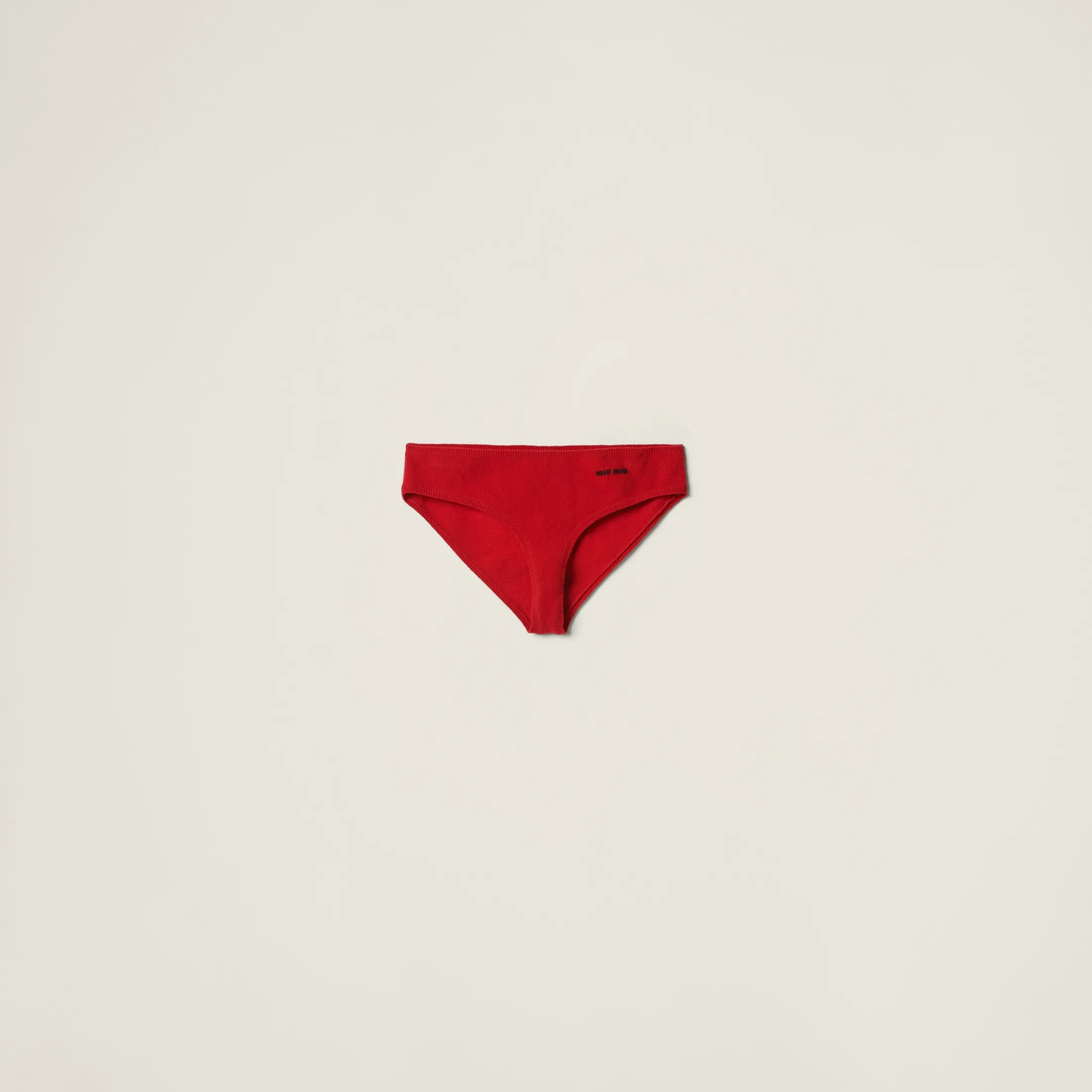 Red Cashmere Panties | Miu Miu
