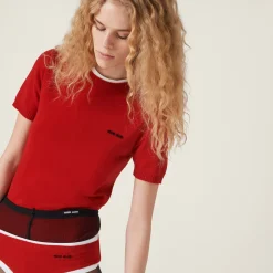 Red Cashmere Sweater | Miu Miu