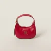 Red Leather Hobo Bag | Miu Miu