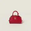Red Leather Top-handle Bag | Miu Miu