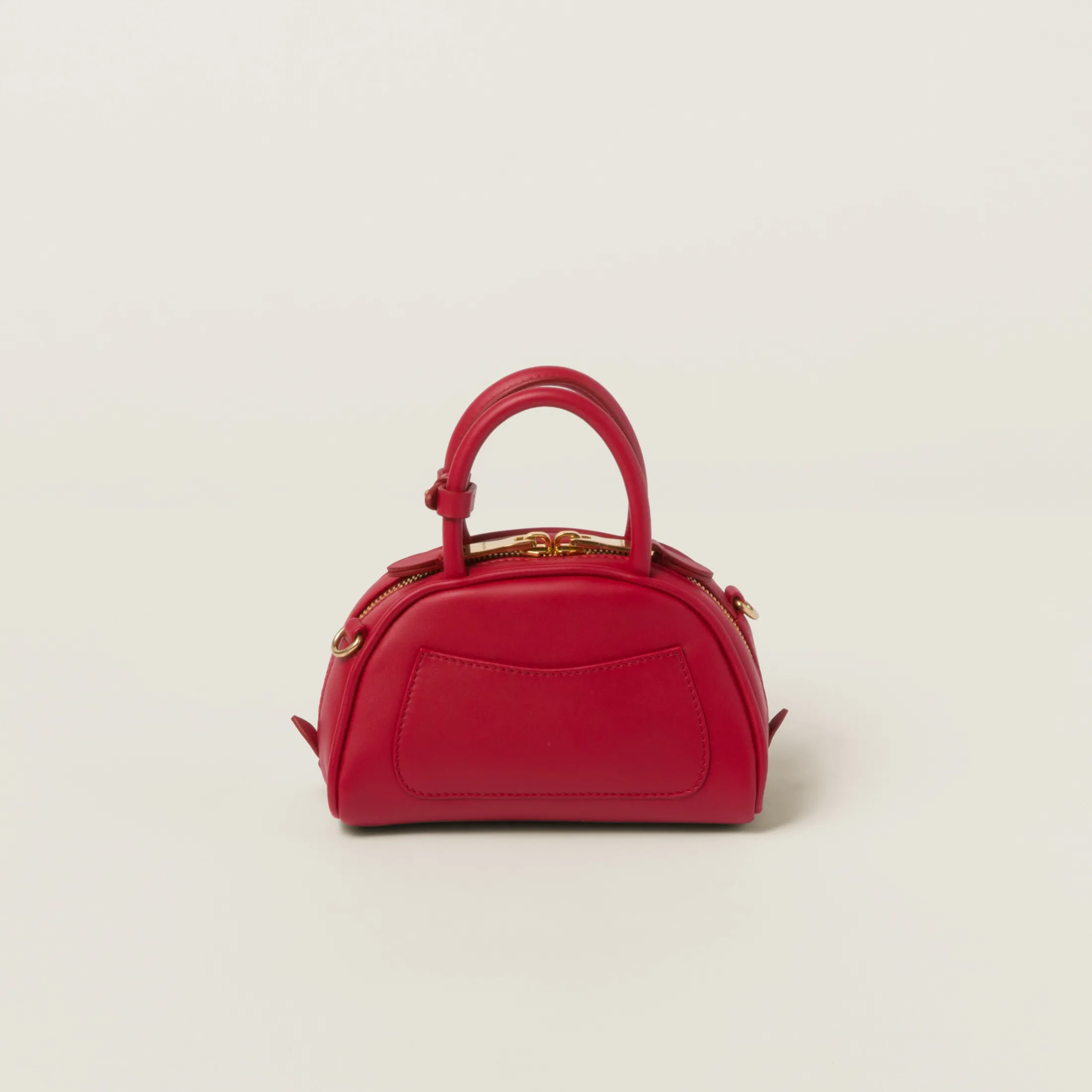 Red Leather Top-handle Bag | Miu Miu