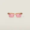 Red Lenses Miu Miu Runway Sunglasses | Miu Miu