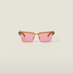 Red Lenses Miu Miu Runway Sunglasses | Miu Miu