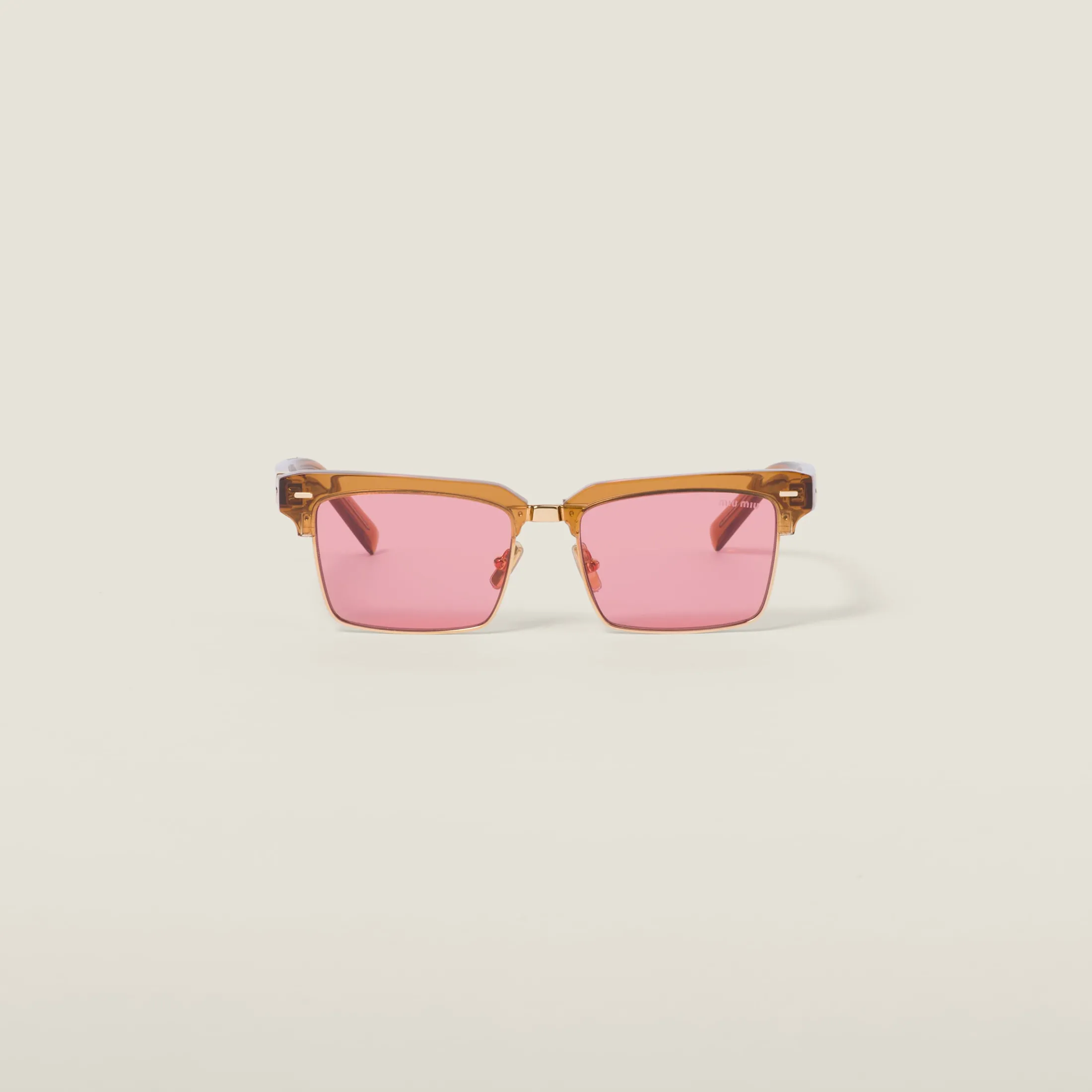 Red Lenses Miu Miu Runway Sunglasses | Miu Miu