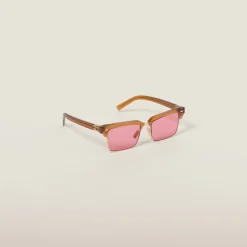 Red Lenses Miu Miu Runway Sunglasses | Miu Miu