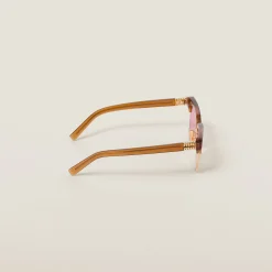 Red Lenses Miu Miu Runway Sunglasses | Miu Miu