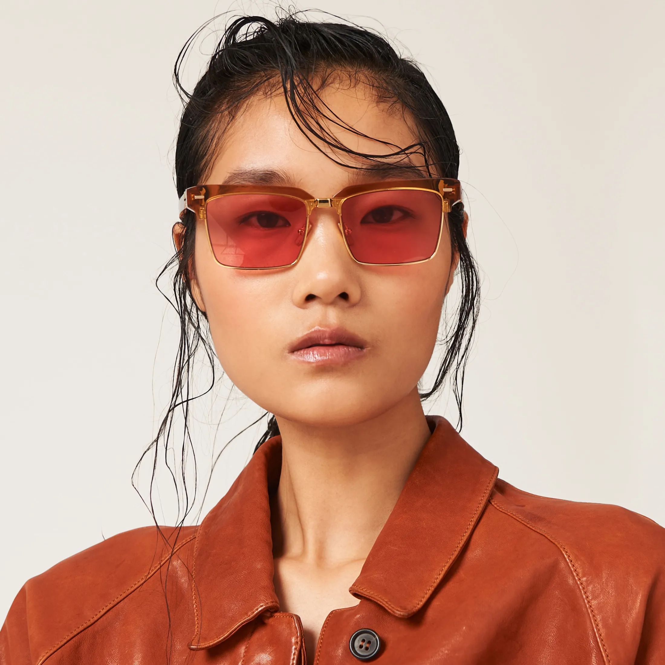 Red Lenses Miu Miu Runway Sunglasses | Miu Miu