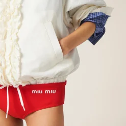 Red Nylon Swimsuit | Miu Miu